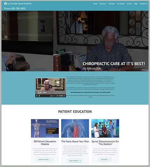 best chiropractic web site 