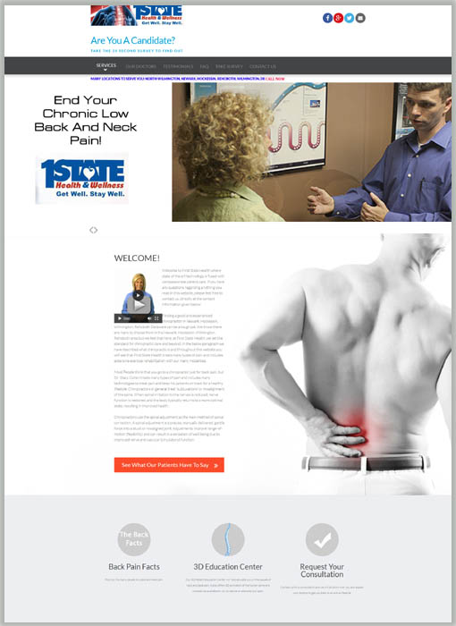 cheap chiropractic web site 